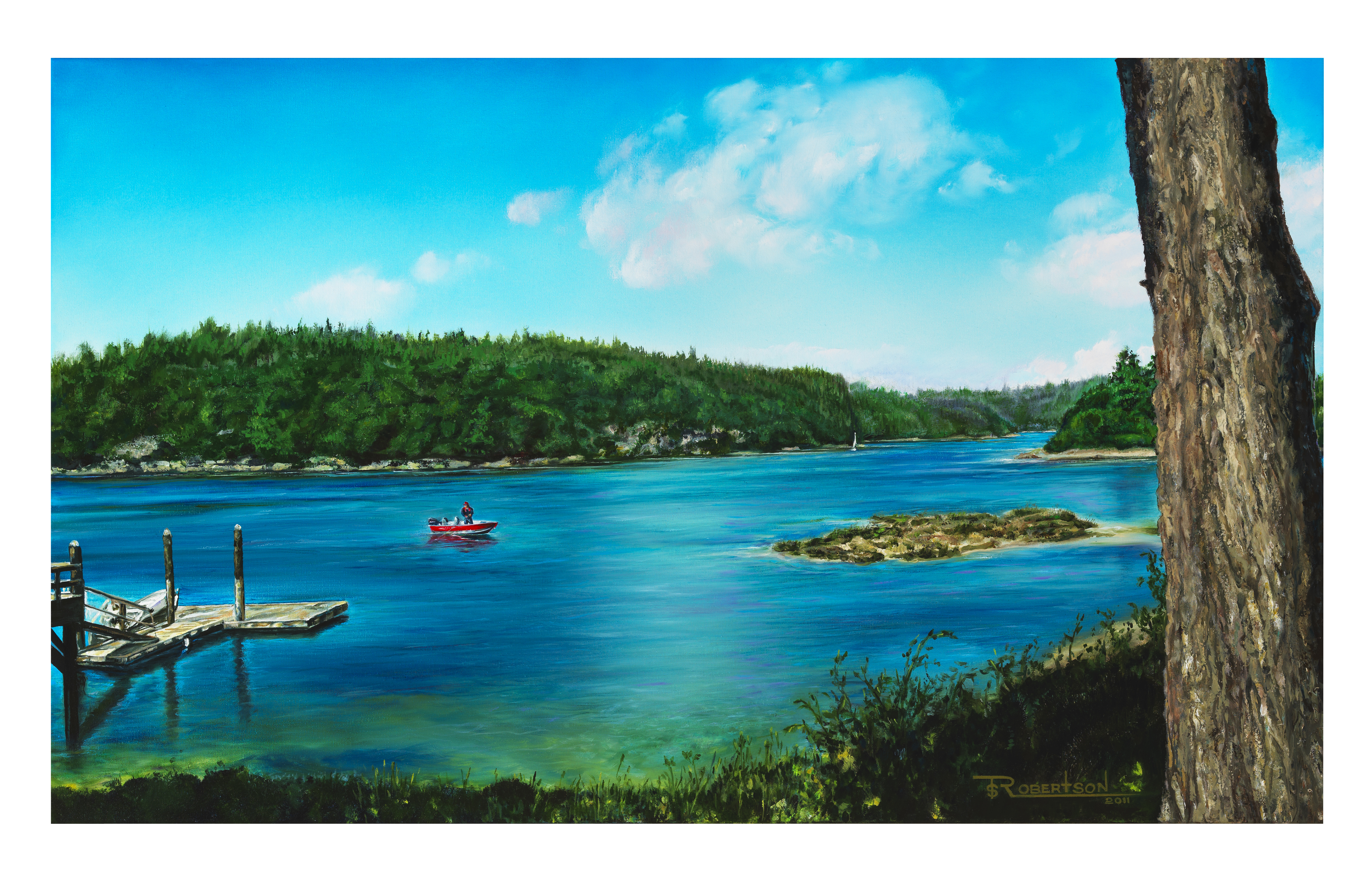 Cottage Life Thomas Stewart Robertson Fine Art